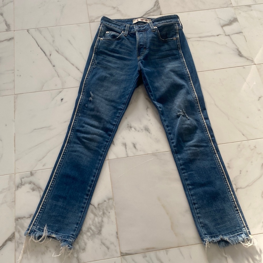 Button fly straight Amo Jean